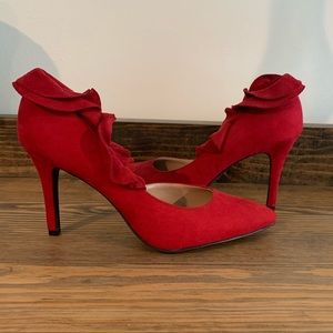 Christian Siriano Red Pumps
